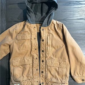 Bass Pro Shops Kids Tan Jean Jacket with Hood